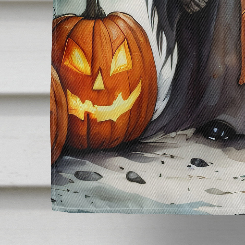 Krampus The Christmas Demon Spooky Halloween House Flag
