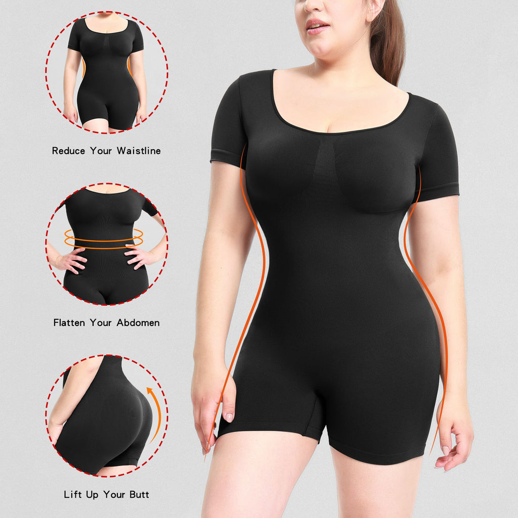 Plus Size Seamless Bodysuit for Women Yoga Wear