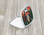 Basset Hound Christmas Compact Mirror