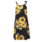 2019 Women's Summer A-Line Dress with Adjustable Straps