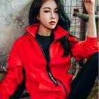 Women's Quick Dry Fitness Jacket with Hooded Long Sleeve