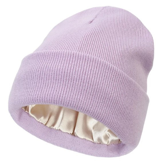 Knitted Wool Hat | Embroidered Cap