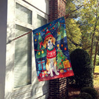 Beagle Christmas House Flag