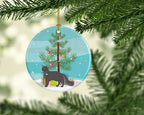 Nebelung Cat Christmas Ceramic Ornament