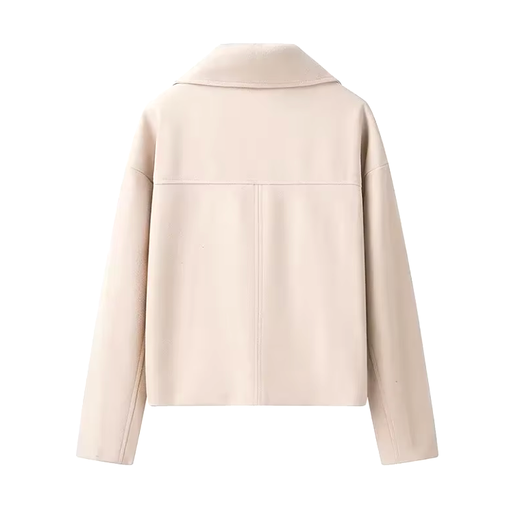 Women Vintage Full Sleeve Short Coat