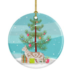 Sokoke Cat Christmas Ceramic Ornament