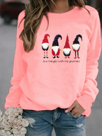 Letter Print Crew Neck Sweatshirt | Streetwear
