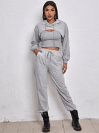 European American Sports Three-Piece Hooded Sweater Set