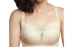 Plus Size Wireless Lace Bra