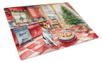 Jack Russell Terrier Christmas Cookies Glass Cutting Board
