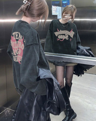 Fashionable American Retro Sweater for Women