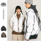 Mechanical Style Reflective Down Jacket