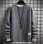 Men's Fashion Round Neck Sweater for Autumn & Winter