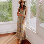 Sleeveless Spaghetti Strap V-Neck Jumpsuit
