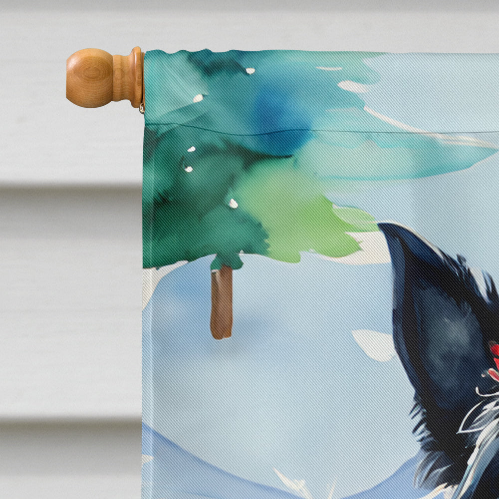Scottish Terrier Christmas House Flag