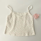 Summer Girls' Slim Lace Print Sling Dress