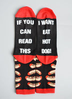 Valentine's Day Socks with Christmas Letter Design