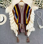 Ethnic Style Knitted Cardigan