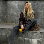 Women's Solid Color Lapel Zipper Jacket