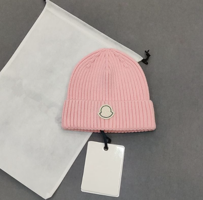 New Women's Winter Knitting Wool Hat | Embroidered Cap