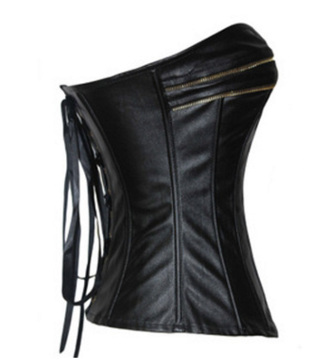 European Court Shaping Bodysuit with Zipper Closure