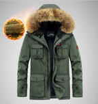 Plus Size Loose Quilted Jacket with Multi Pockets