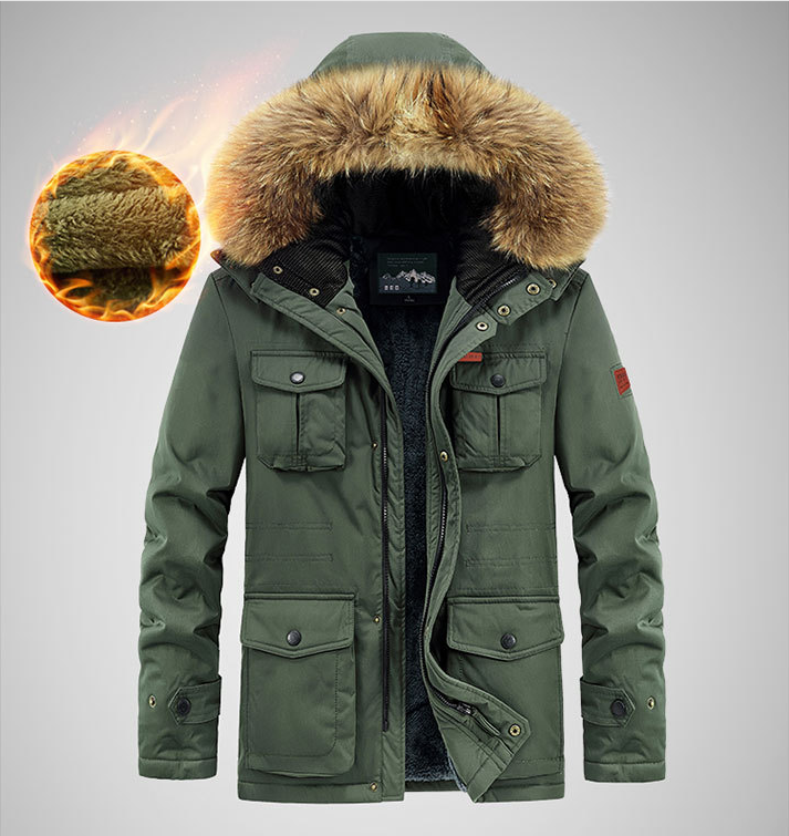 Plus Size Loose Quilted Jacket with Multi Pockets