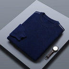 Men's Casual Cardigan with Contrasting Colors