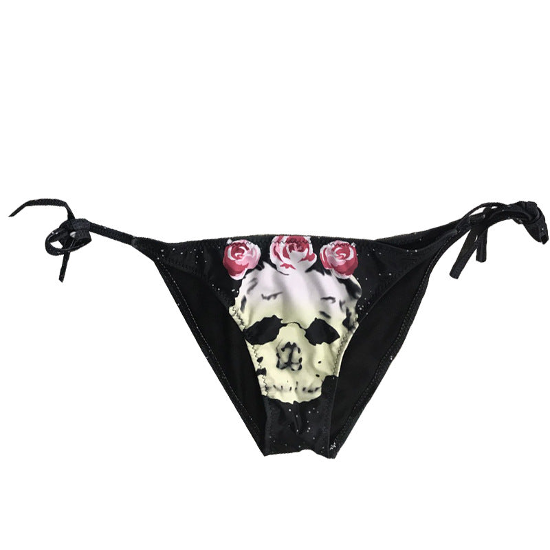 2020 Women's Skull Print Bikini - Sexy Two-Piece Swimwear