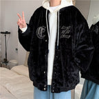 Men's Vintage Embroidered Cotton Padded Jacket
