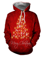 Christmas Snowman Digital Print Hoodie for Men & Women | Streetwear