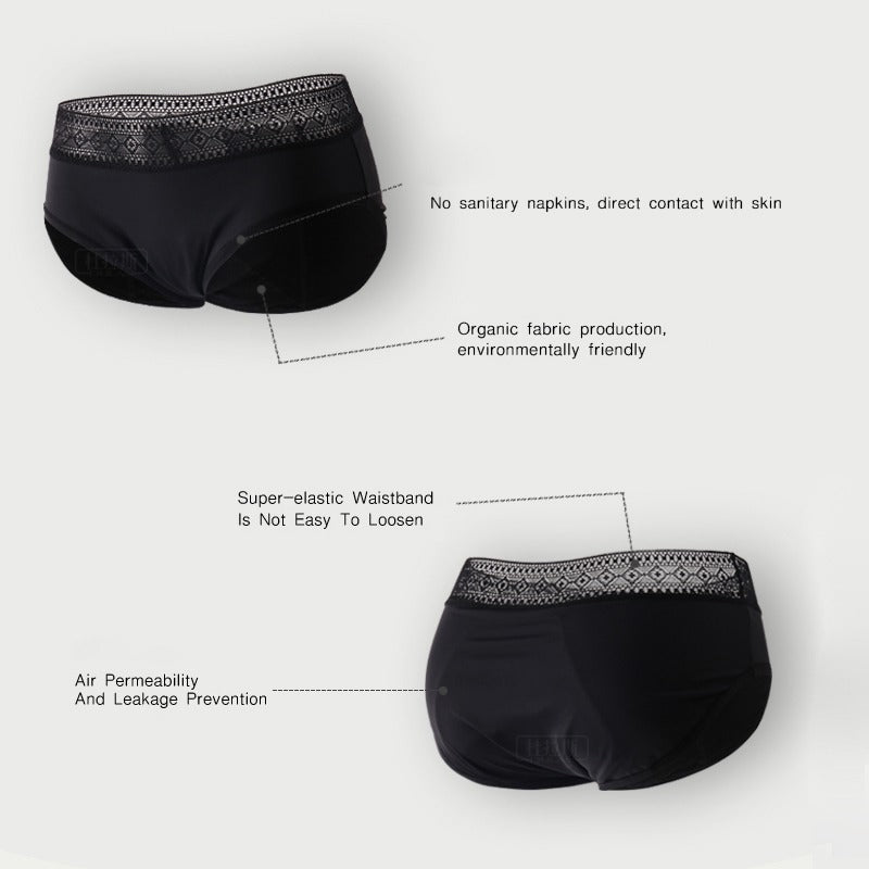 Ladies Lace High-Waist Panties
