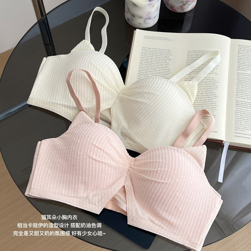 Strapless Lace Bra Set for Comfort and Support