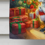 Maltese and Santa Claus House Flag