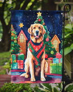 Golden Retriever Christmas Garden Flag