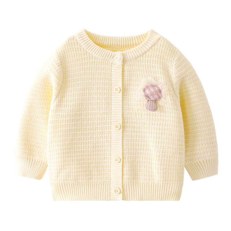 Sweet Simple Cardigan Sweater for Children