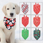 Christmas Pet Scarf - Triangle Design for Dogs & Cats