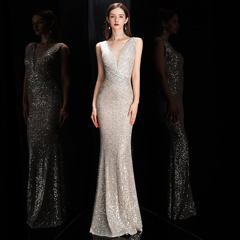 Elegant Women's Camisole Evening Dress for Fashion