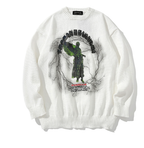 Men's Dark Statue Graphic Sweater