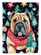 Shar Pei Christmas Garden Flag