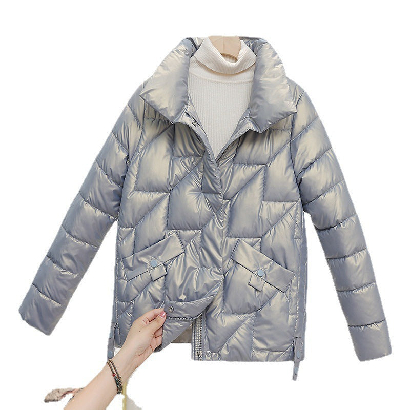 Leticia Jacket with Glossy Thick Cotton (One Piece)