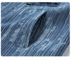 Large Men's Retro Loose-Fitting Work Jacket for Autumn