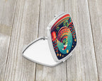 Turtle Christmas Compact Mirror