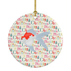 Tamasaba Goldfish Christmas Ceramic Ornament