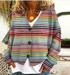 Trendy Vest with Abstract Print for Christmas (Single Item)