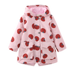 Children's Printed Parka Jacket with Hood (One Piece)