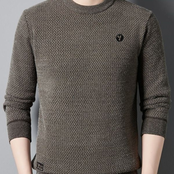 Thickened Men's Velvet Ferret Sweater