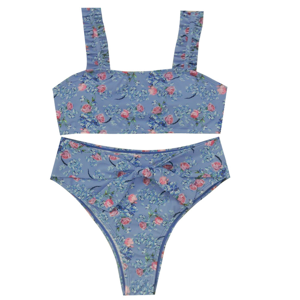 High Waist Polka Dot Bikini Set in 3 Colors