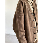 Autumn Winter Striped Cardigan for Men and Women