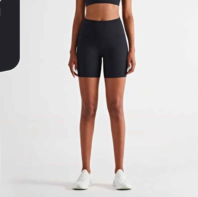 Women's Seamless T-Line Hip-Lift Yoga Shorts